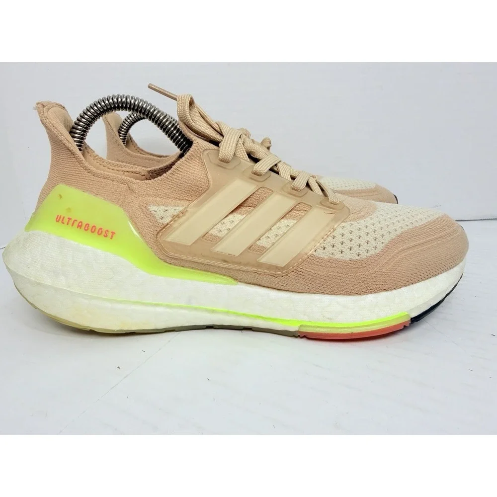 Adidas Ultraboost 21 Ash Pearl Halo Ivory Women's 6.5 Primeblue FY0399